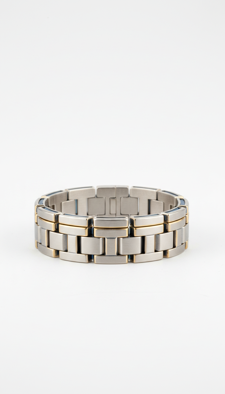 Custom Platinum Chain Bracelet